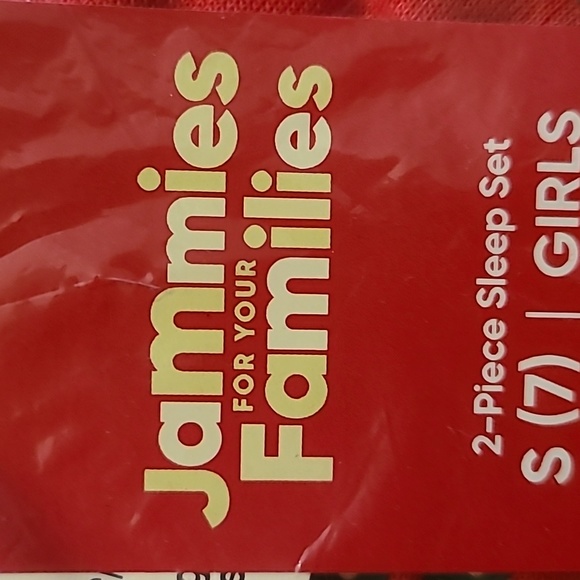 JAMMIES FOR FAMILIES GIRLS 2 PIECE "FUN LOVE FAMILY TOGETHER " SIZE SMALL 7 - Picture 7 of 12